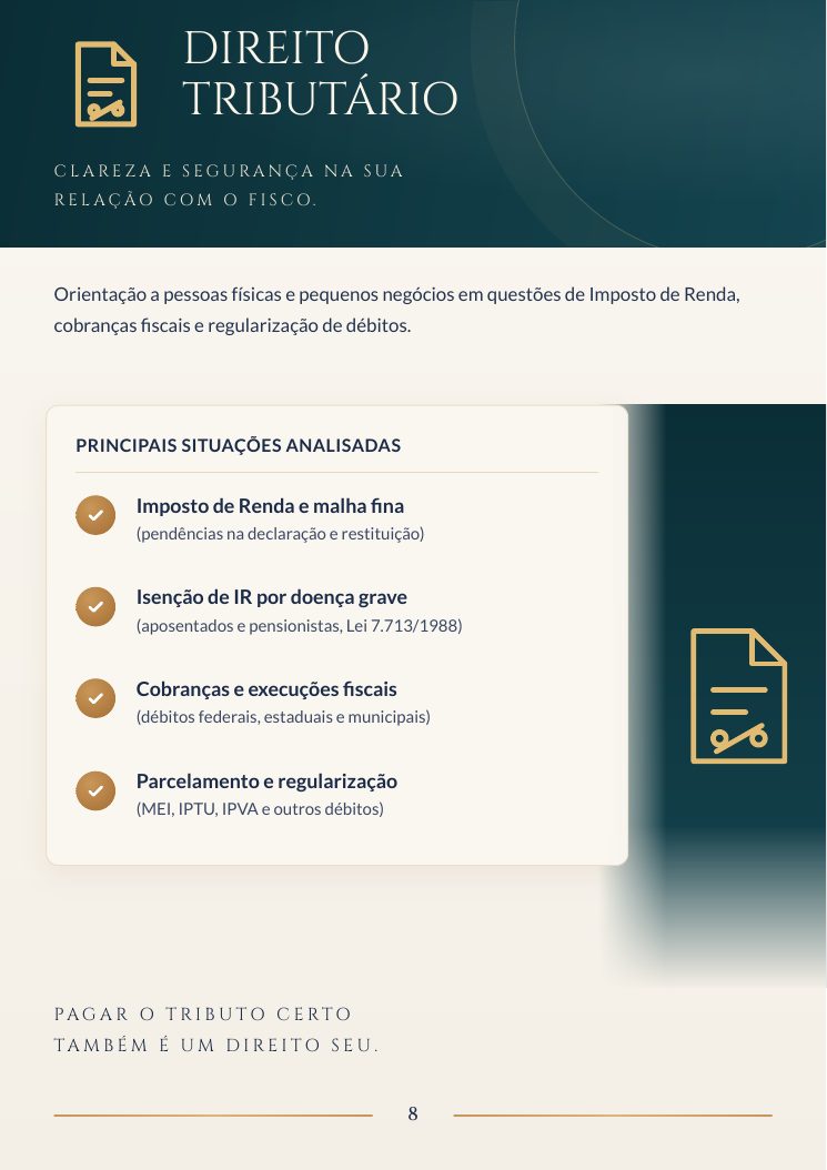 Página 8 do portfólio